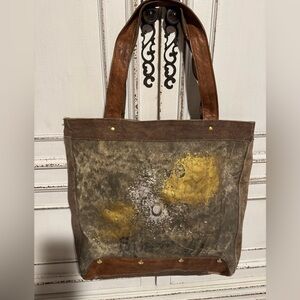 Mona B Live Love Sparkle Recycled Canvas Tote Bag!